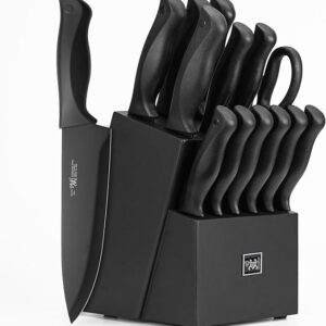 HUNTER.DUAL 15-Piece Self-Sharpening Kitchen Knife Set