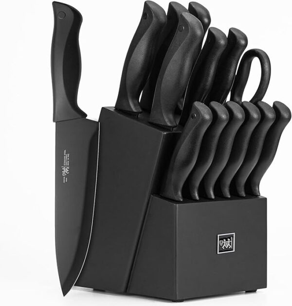 HUNTER.DUAL 15-Piece Self-Sharpening Kitchen Knife Set