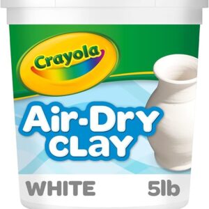 Crayola Air Dry Clay, 5lb – White Modeling Clay for Kids