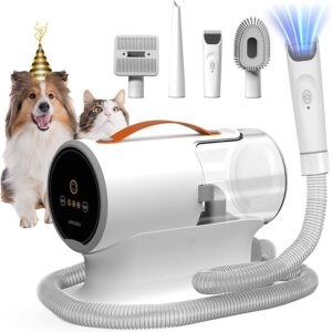AIRROBO PG100 Dog Grooming Vacuum Kit – 12000Pa Suction, 2L Capacity